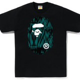 Bape Blue Big Ape Head Speed Racer Black Tee