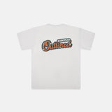 Outlined SS25 Retro Orange Tee White