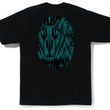 Bape Blue Big Ape Head Speed Racer Black Tee
