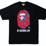 Bape By Bathing Ape Stroke Camo Black Tee