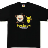 Bape Pokemon Mankey Black Tee