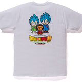 Bape Dragonball Super Son Goku-Vegeta White Tee