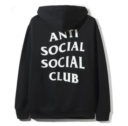 Anti Social Social Club Thank God Hoodie Black – Outlined