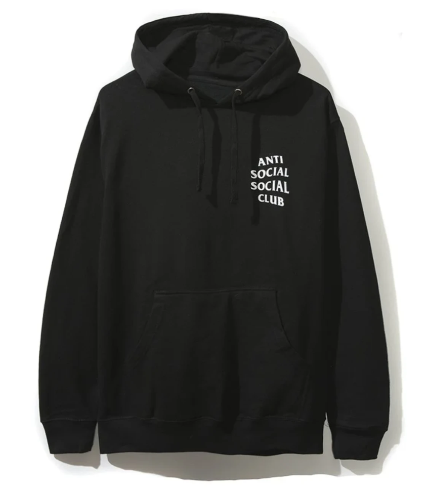 Anti Social Social Club Bukake Get Weird Black Hoodie