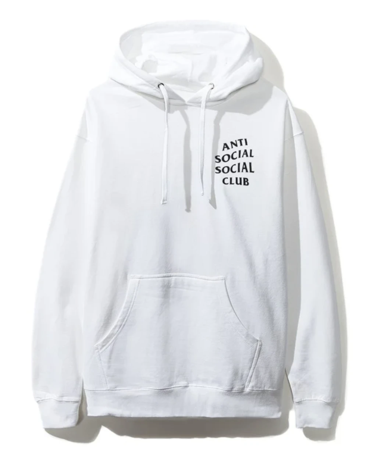 Anti Social Social Club Bukake Get Weird White Hoodie