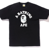 Bape Space Camo College Black Tee