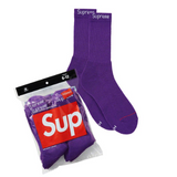 Supreme x Hanes Socks Purple