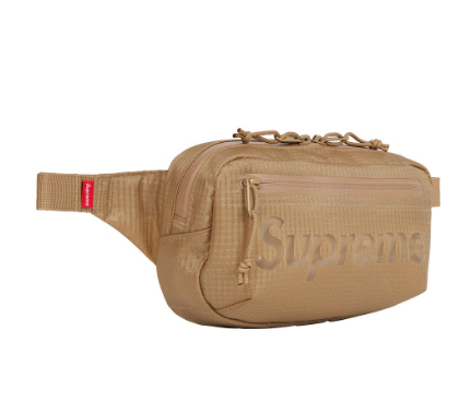 SUPREME WAIST BAG, SS21, TAN