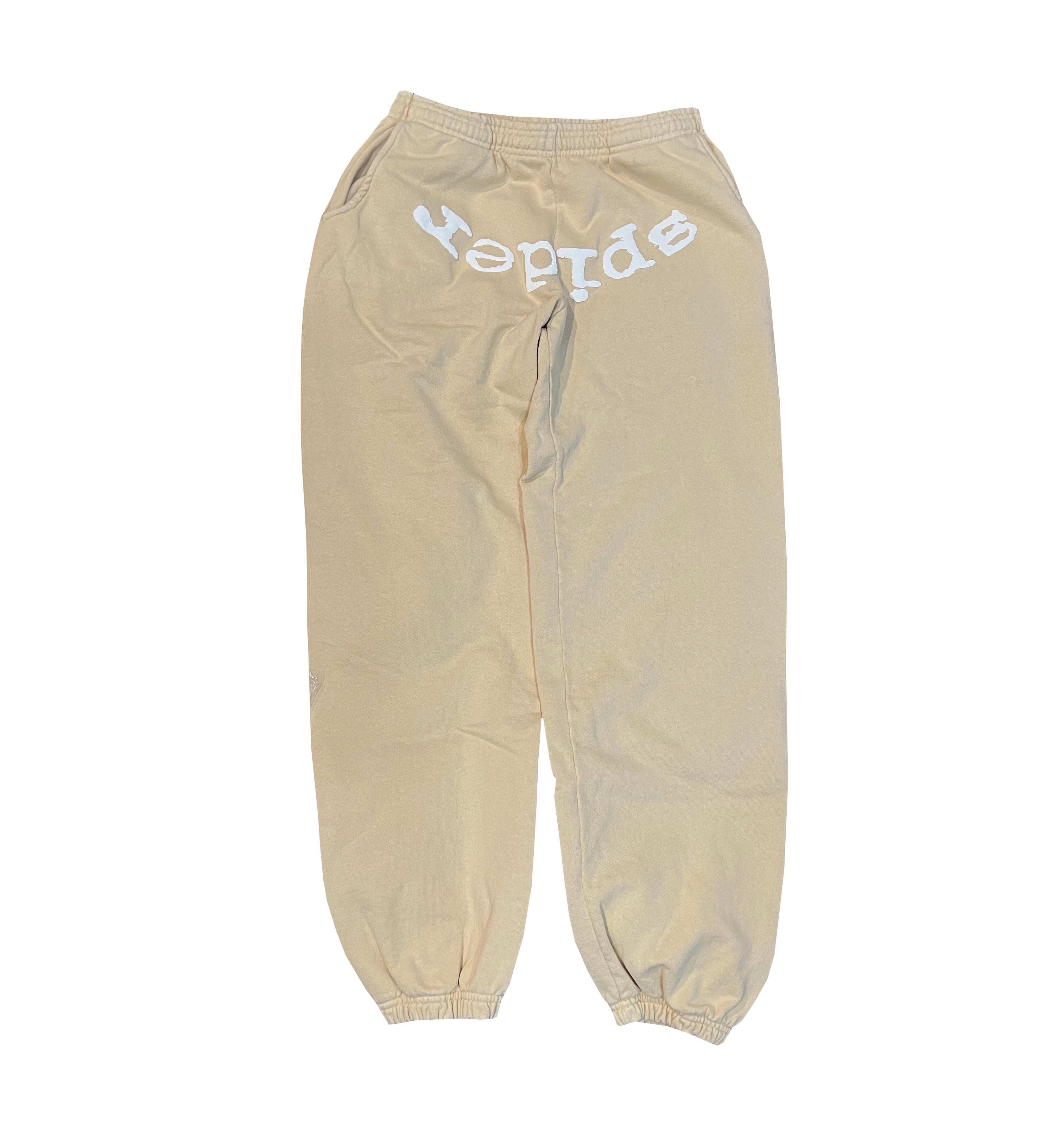 Sp5der Worldwide Pants Beige – Outlined