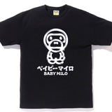 Bape Baby Milo Brush Black Tee