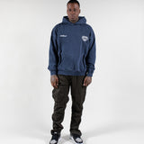 The Takeover Drop Shoulder French Terry Hoodie Washed Navy