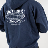 The Takeover Drop Shoulder French Terry Hoodie Washed Navy