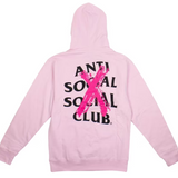 Anti Social Social Club Cancelled Pink Hoodie