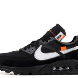 [PREOWNED] Size 10 Air Max 90 Off-White "Black"