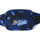 Bape FW19 Blue Camo Waist Bag