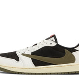 [PREOWNED] Size 10W Travis Scott Air Jordan 1 Low "Olive"