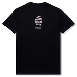 Anti Social Social Club Fragment Called Interference Tee Black