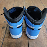 [PREOWNED] Size 7Y Air Jordan 1 Retro High OG "UNC Toe" GS