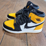 [PREOWNED] Size 7Y Air Jordan 1 Retro High OG "Taxi" GS