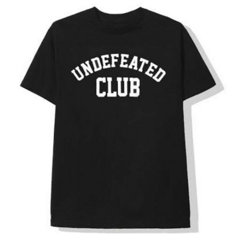 Anti Social Social Club Undefeated Club Black Tee – Outlined