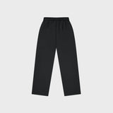 OUT Classic Logo Open Bottom Sweatpants Jet Black