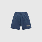 OUT SS26 Classic Logo French Terry Shorts Vintage Navy