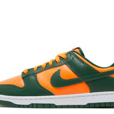 [PREOWNED] Size 9 Nike Dunk Low "Miami Hurricane"