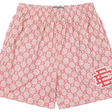 Eric Emanuel EE Monogram Shorts Red