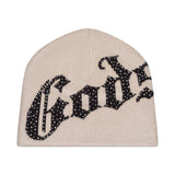Godspeed OG Logo Studded Beanie Bone