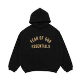 FOG Essentials FW24 Fleece Black/Gold Hoodie