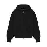 FOG Essentials SS25 Classic Zip Up Hoodie Black/White