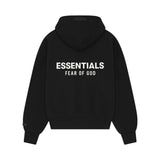 FOG Essentials SS25 Classic Zip Up Hoodie Black/White