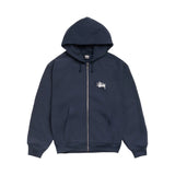 Stussy Basic Zip Up Navy