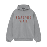 FOG Essentials Fleece FW24 Slate Hoodie Dark Heather