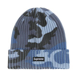 Supreme Overdyed Beanie (SS26) Blue Camo