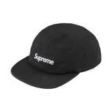 Supreme SS26 Washed Chino Twill Camp Cap Black