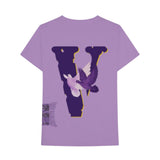 VLONE x Nav Doves Good Intentions Purple Tee