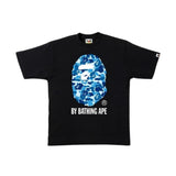 Bape Blue Camo By Bathing Ape Black Tee