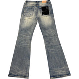 Purple Brand Blowout Dirty Wash Indigo Jeans