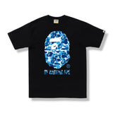 Bape ABC Blue Camo By Bathing Ape Black Tee