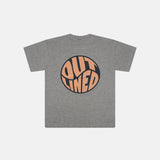 Outlined SS25 Groovy Tee Heather Grey
