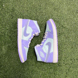 [PREOWNED] Size 9 Air Jordan 1 Mid "Purple Pulse"