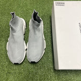 [PREOWNED] Size 43 Euro Balenciaga Speed Runner Reflective Grey