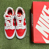 [PREOWNED] Size 8 Nike Dunk Low "Championship Red"