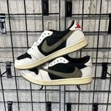 [PREOWNED] Size 10W Travis Scott Air Jordan 1 Low "Olive"