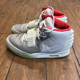 [PREOWNED] Size 9.5 Nike Air Yeezy 2 NRG "Pure Platinum"