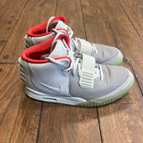 [PREOWNED] Size 9.5 Nike Air Yeezy 2 NRG "Pure Platinum"