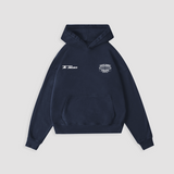 The Takeover Drop Shoulder French Terry Hoodie Washed Navy