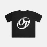 Shattered Logo T-Shirt Salt Wash Black