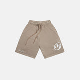 Shattered Logo French Terry Shorts Sand